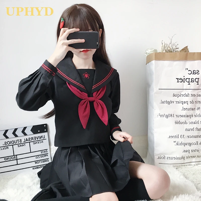Японская школьная форма UPHYD модная рубашка с коротким рукавом для девочек