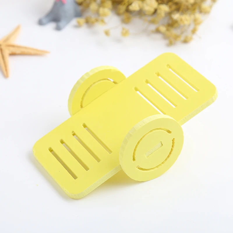 Yellow Small Animal Hamster Toys Wooden Bridge Seesaw Rat Mouse Parrot Grind Teeth - Цвет: Yellow