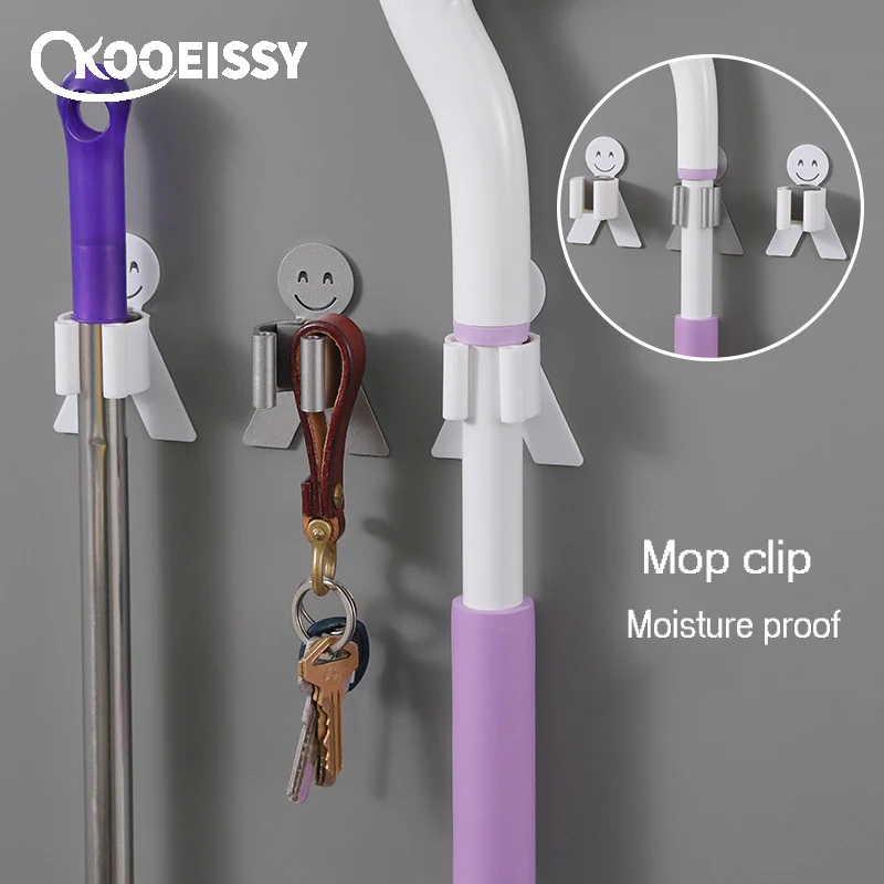 

1Pcs Creative Cute Sunny Doll Shape Self Adhesive Wall Hooks Hanger for Clothes Bags Hats Key Kitchen Strong adhesive paste wall