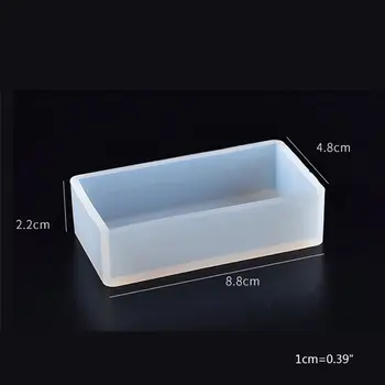 

Resin Crystal Epoxy Silicone Rectangle Mould DIY Crafts Dried Flower Decor Mold N58F