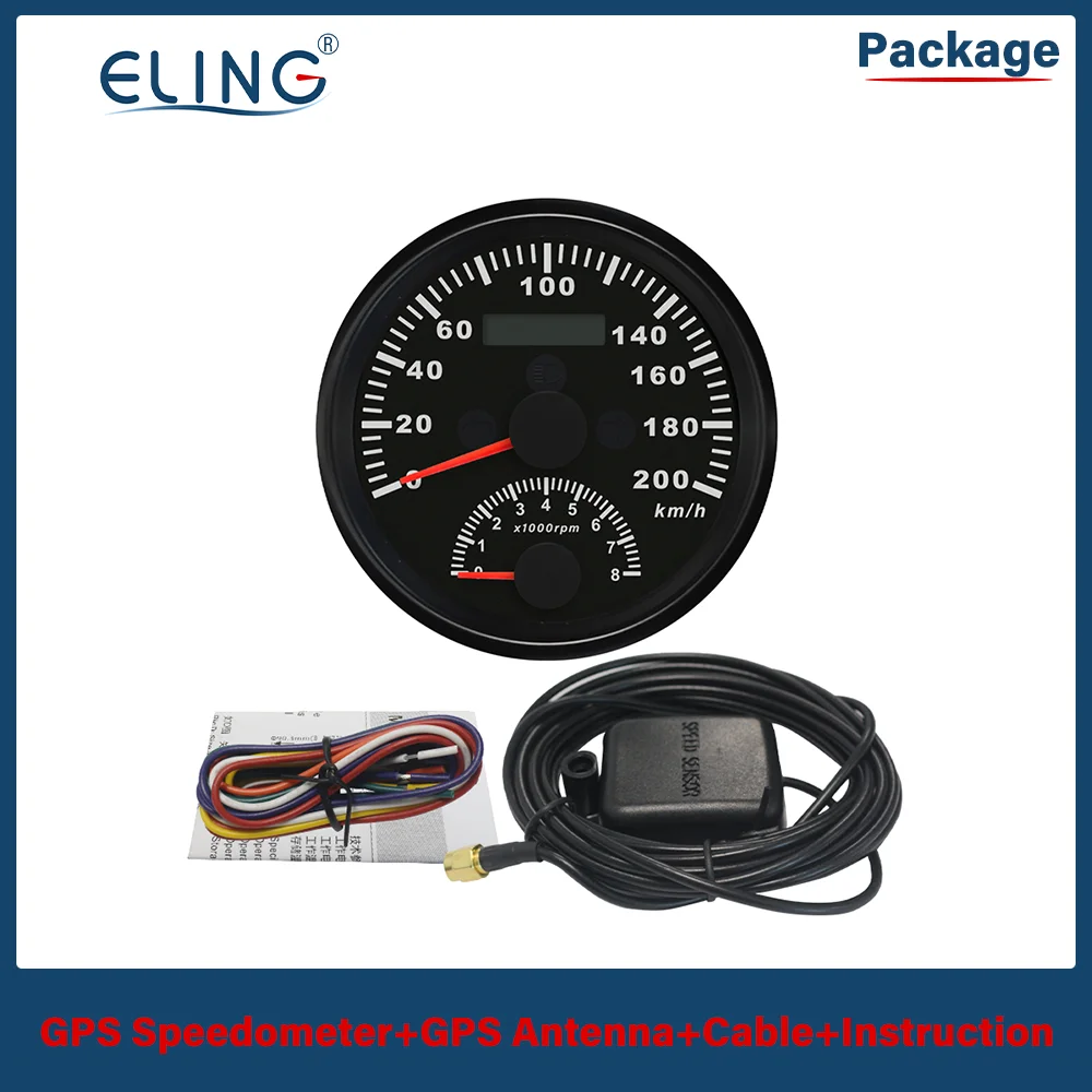 ELING ECP GPS Speedometer Tachometer
