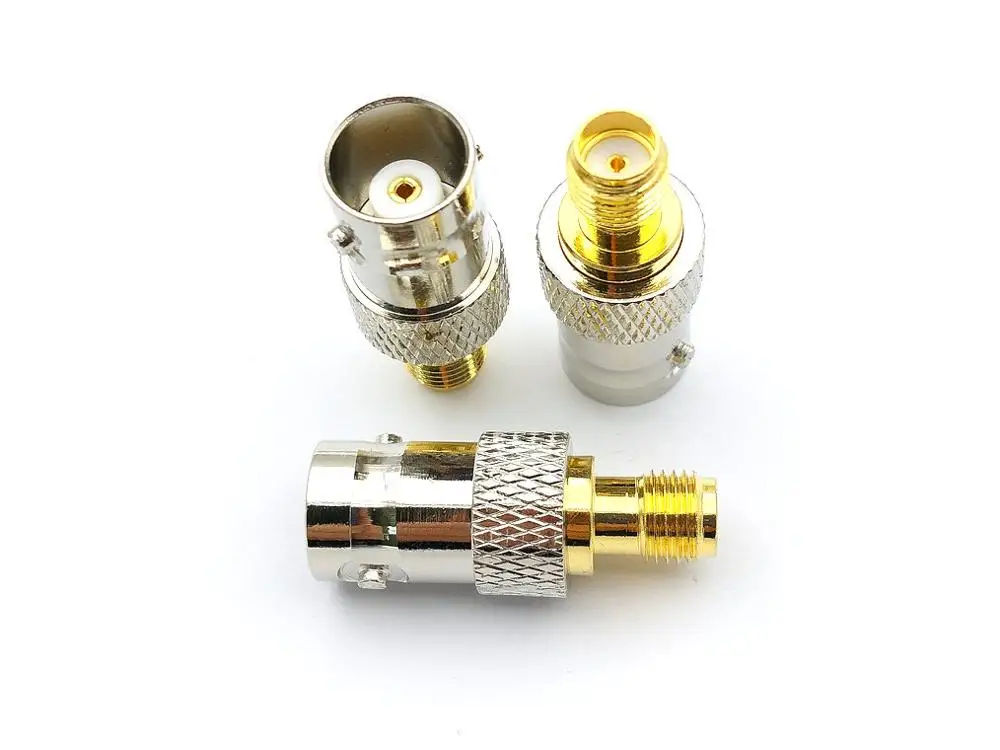 20 шт./100 шт. медный гнездовой адаптер SMA в гнездо BNC коаксиальный RF|jack adapter|jack jackjack to