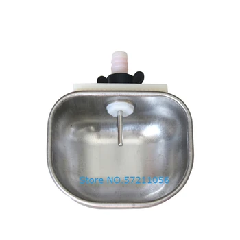 

40 Pcs Anti-scratch Stainless Steel Rabbit Automatic Drinking Water Bowl Fountains Rabbit Long Hair Rabbit Fox Mink