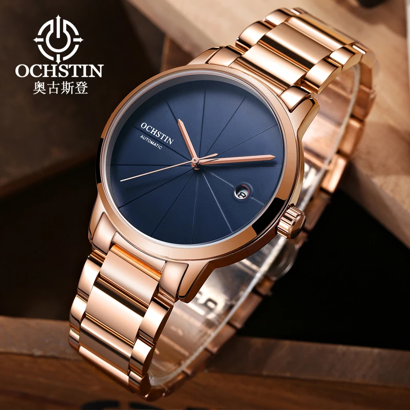 Mechanical Watch Men Automatic Watch Stainless Steel Watch Fashion Business