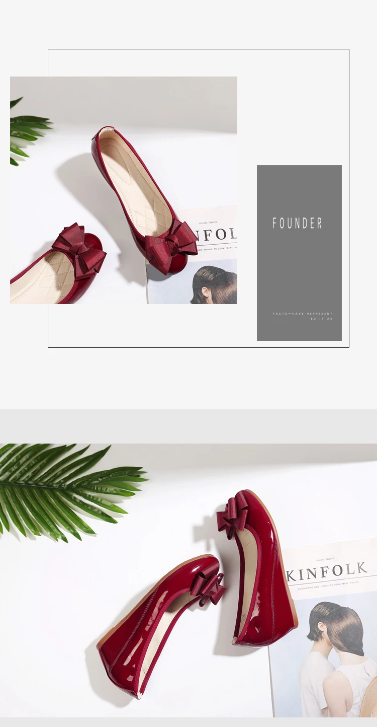 B2-7 размеры 34–40 Женская мода женская обувь на платформе туфли-лодочки с бантиком женские Cofmort неглубокая обувь Для женщин для отдыха офисная обувь