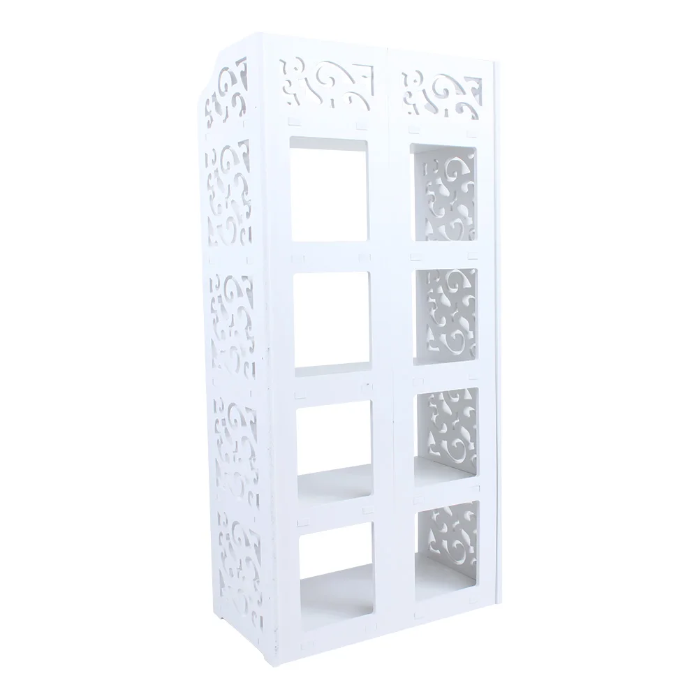 

Home Carved Shoe Cabinet Storage Organiser Shoe Rack Stand Bookshelf CD Display Waterproof Racks Dropshipping