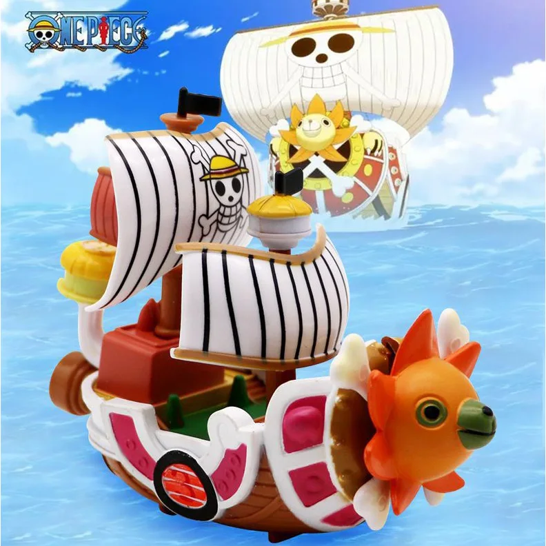 Экшн One Piece лодка тысяча солнечных автомобилей Украшение гаража комплект Аниме