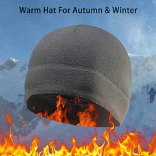  Tactical Beanie Hat Fleece Watch Cap Microfleece Military Beanie Cap Army Winter warm Hat Mens Outdoor Windproof Skull Cap 