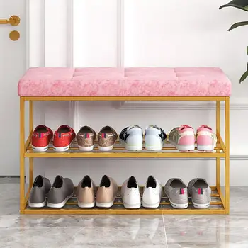 

Shoe Stool, Light Luxury, Household Shoe Cabinet, Low Stool, Simple Modern Creativity, Sofa Stool, Small Shoe Rack Door