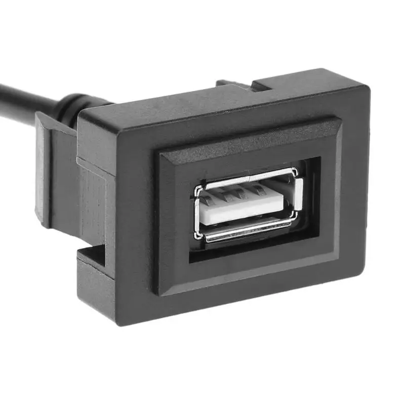 Usb type A Зарядный Кабель-адаптер для приборной панели с заподлицо для мужчин и женщин удлинитель для Toyota VIGO 40*20*20 мм