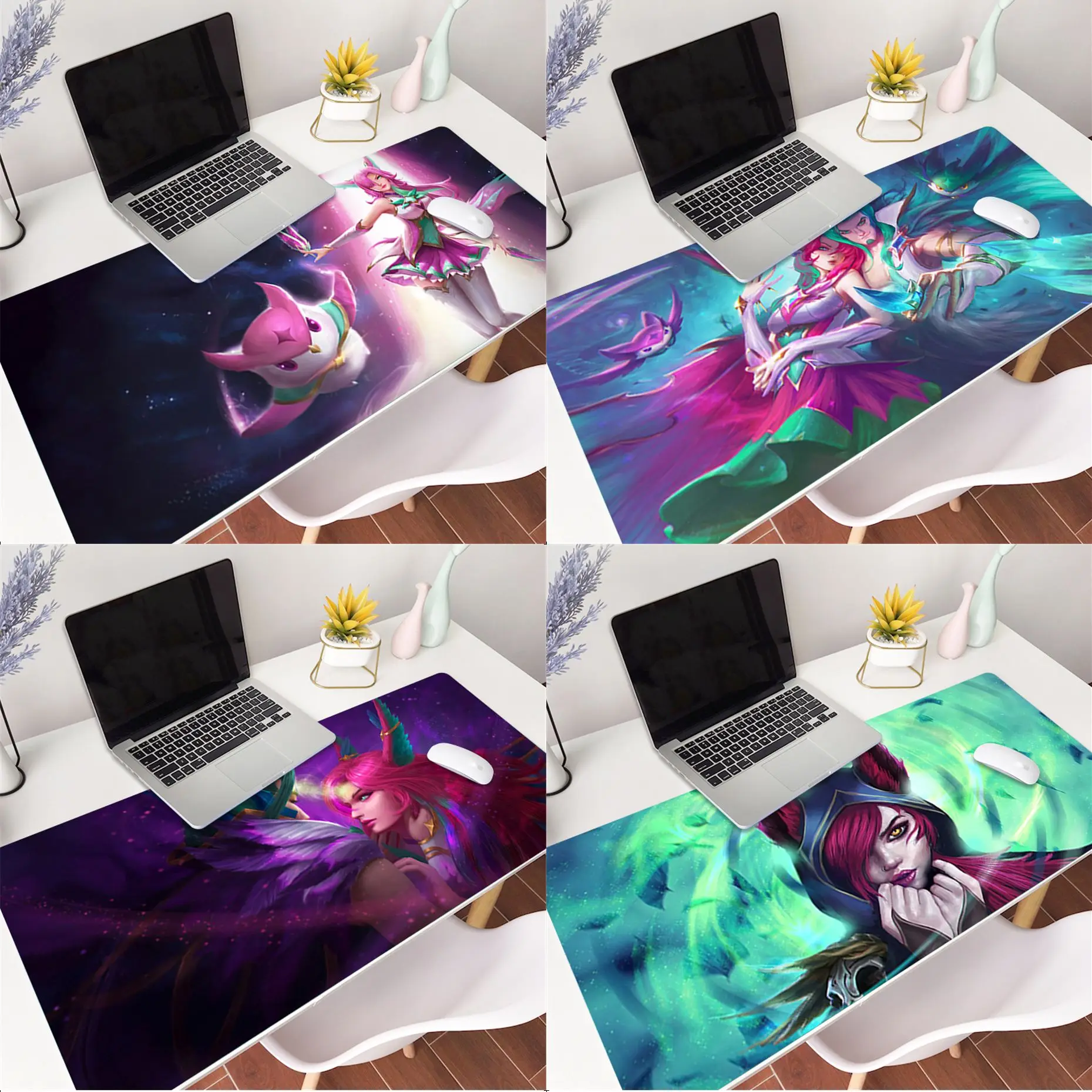 Коврик для мыши MaiYaCa Star Guardian Xayah and Rakan XXL коврик Настольный ноутбука pc gamer completo lol/world