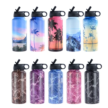 

32oz/40oz Hydro Flask Stainless Steel Water Bottle Vacuum Insulated Wide Mouth Travel Portable Thermal Sport Drinking Bottles