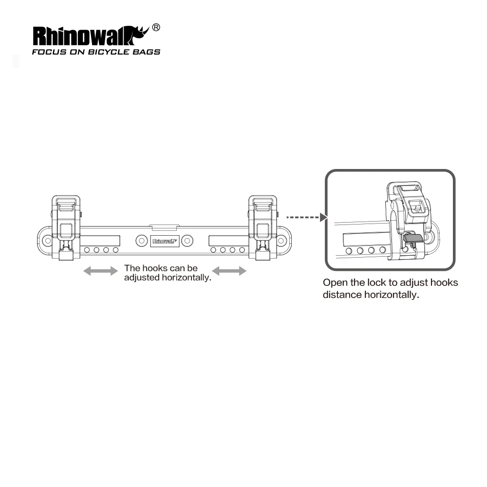 Rhinowalk велосипедная сумка с пряжкой, аксессуары для велосипедной сумки, верхняя часть