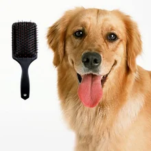 1 шт. Массажная Расческа для домашних животных с круглыми головками для собак, кошек, удаляет распущенные волосы, инструмент для ухода за домашними животными, случайный цвет