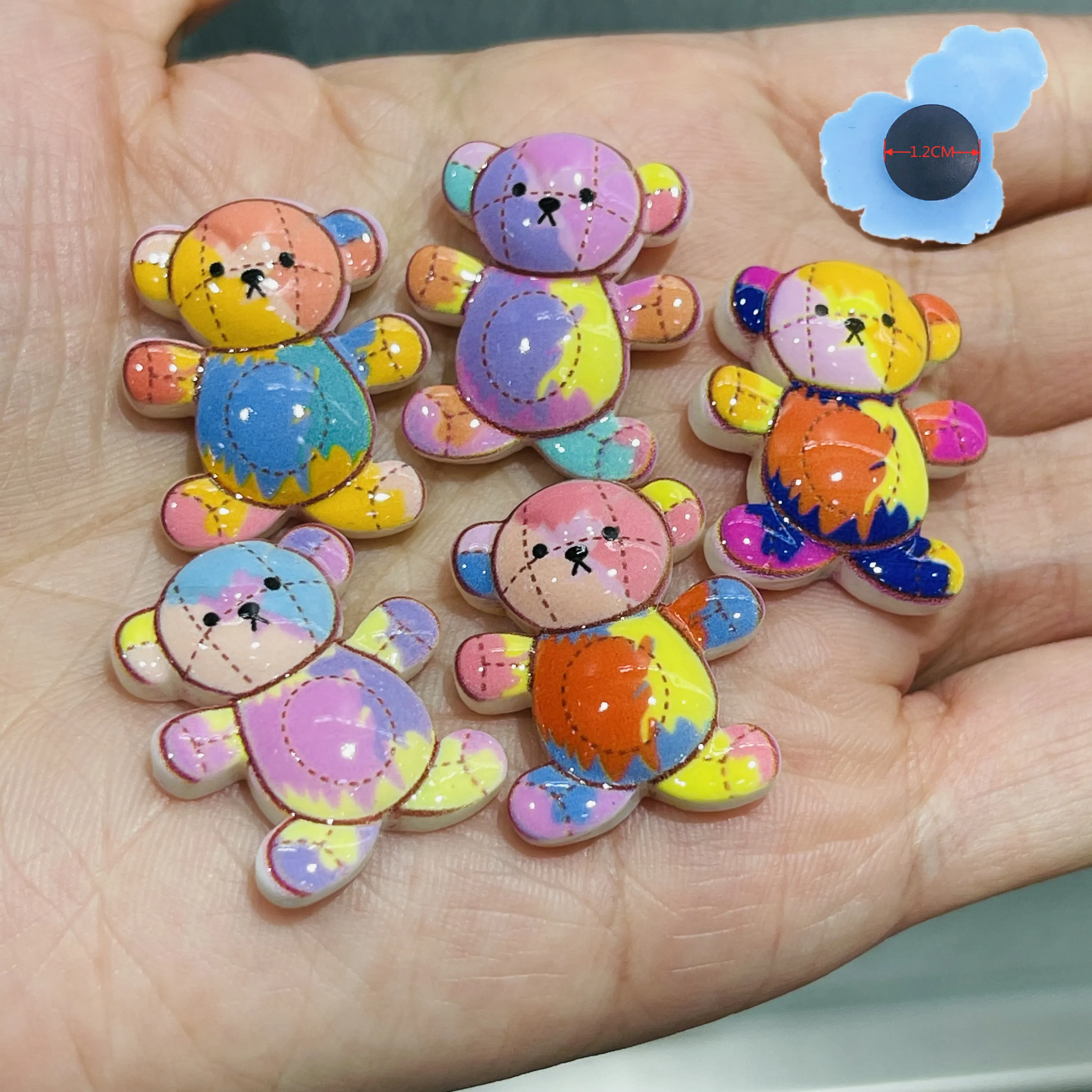 

New Arrival 1pcs Teddy Bear Kids Garden Shoes Accessories Shoe Decorations Fit Croc Jibz Charm DIY Bracelet Backpack