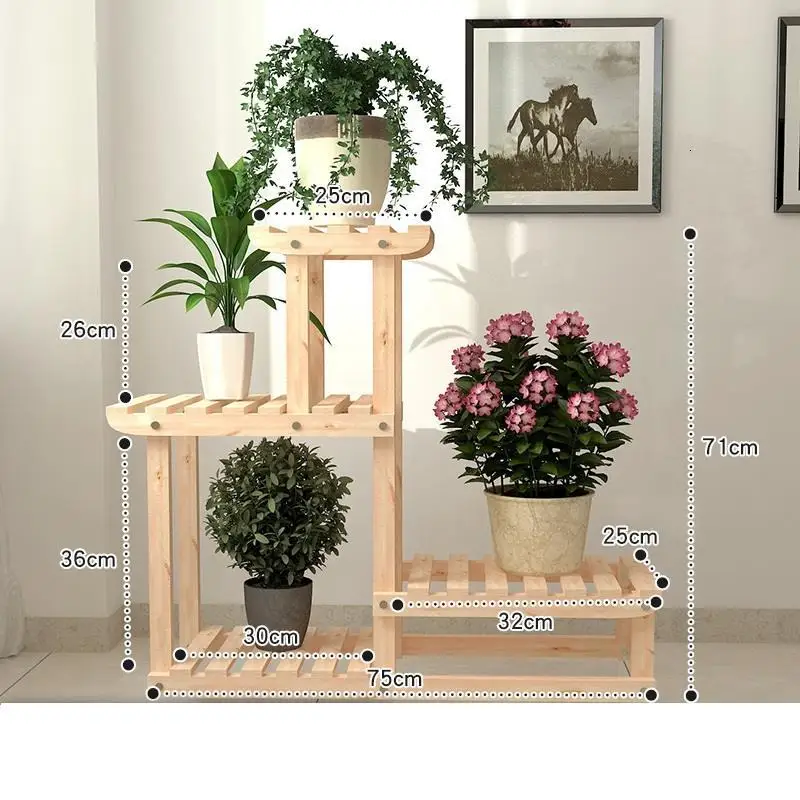 Pour Plante Estanteria Macetas Repisa Para Plantas plantenstandard полка Stojak Na Kwiaty открытый цветок Dekoration завод Стенд - Цвет: MODEL B