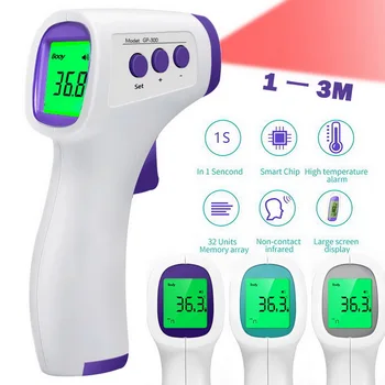 

Free shipping Non-Contact Infrared termometer Forehead High Precision Digital Infrared termometro Gun Temperature for adult/baby