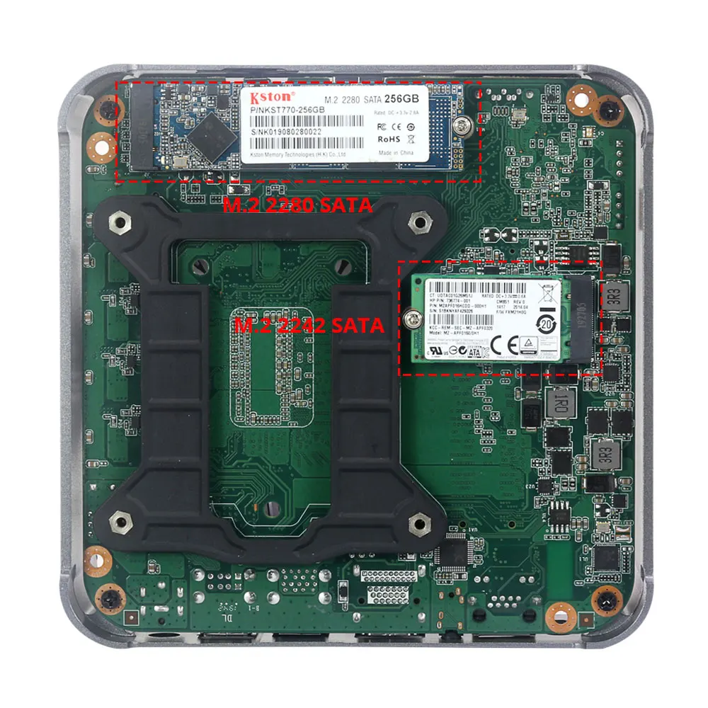 Мини-ПК Intel Core i7 9850H i5 9400H 6 ядер 2* DDR4 M.2 SSD HDMI DP 4K UHD 5* usb type-C 2,4/5,0G WiFi Bluetooth 4,0 Windows 10