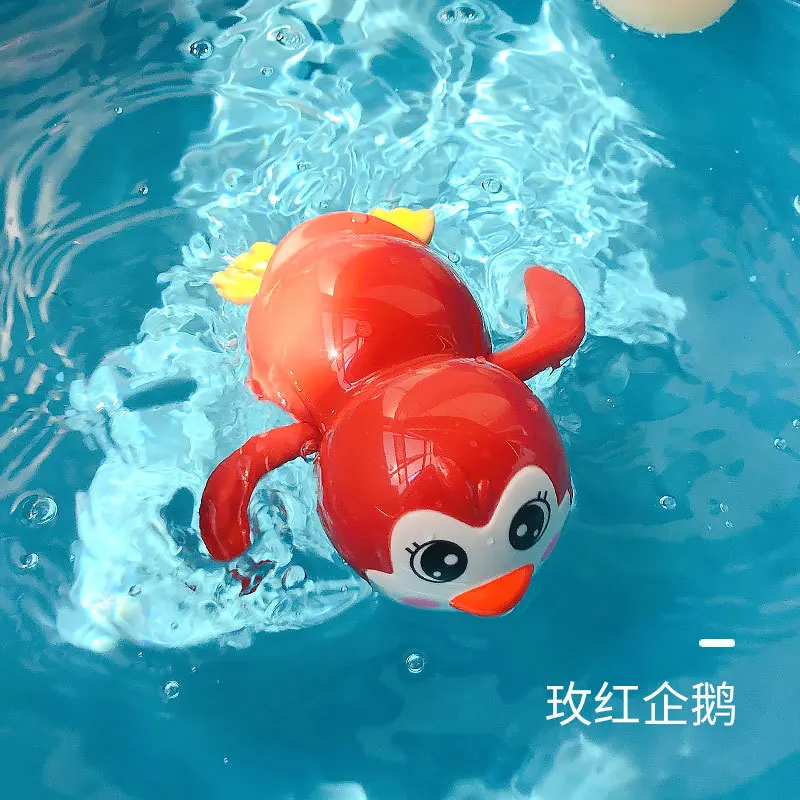 Baby Summer Water Toys Clockwork Dabbling Toy Swimming Whale Carp Baby Shower Bath Toys Shaking Sound Cute Narwhal 13