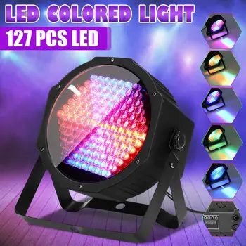 

Party Light 25W 127Pcs LED RGB PAR Light Color DJ Projector Disco Bar KTV Decor Party Stage Lamp Aluminum + Plastic EU Plug