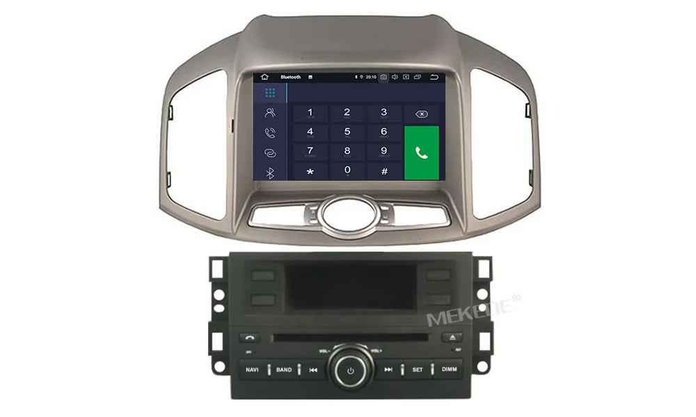 Авто Стерео Мультимедиа Радио 8 дюймов 2din Android 9,0 автомобильный dvd-плеер для Chevrolet Captiva 2012-2013 с wifi BT gps Камера просмотра