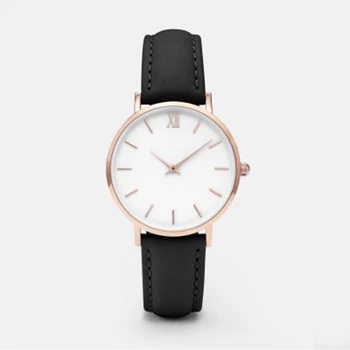 

2pcs Simple Women Watches Leather Quartz Wristwatch Luxury Fashion Watches Casual Ladies Watch Female Clock Wrist Watch Mom Gift