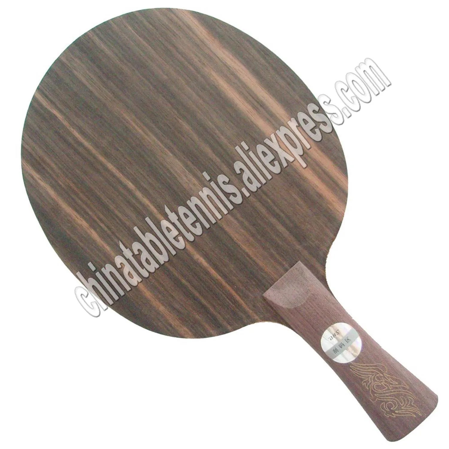 Dhs Hurricane Ning Ding Ning Used Table Tennis Blade 5 Ply Ebony Racket Ping Pong Bat Paddle - Table Tennis Rackets