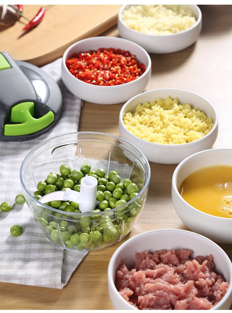 Manual Food Chopper Food Processor Vegetable Fruits Meat Cutter Shredder  Garlic Onion Chopper Gadgets For Men Kitchen Gadgets - Manual Slicers -  AliExpress