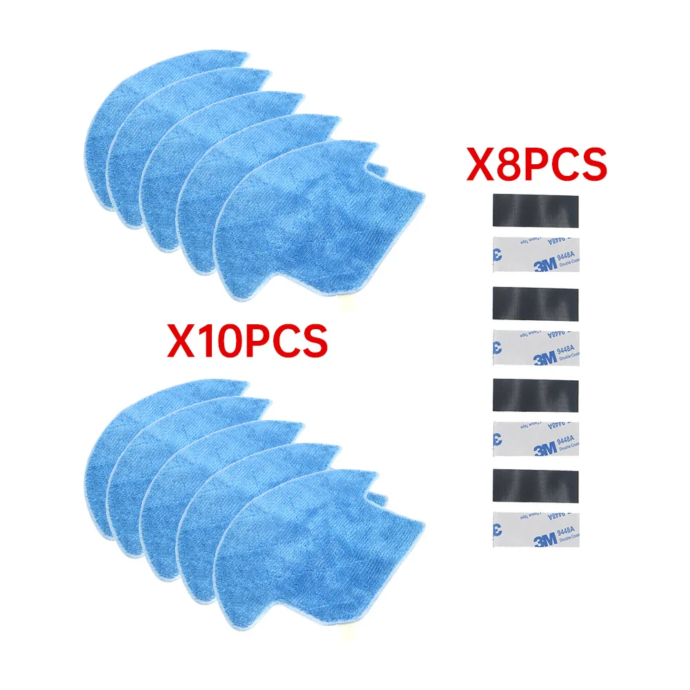 

10pcs/lot High quality chuwi ilife Robot Vacuum Cleaner MOP Cloths for ILIFE V7S Replacement Mop Cleaning Robot Vacuum Cleaner