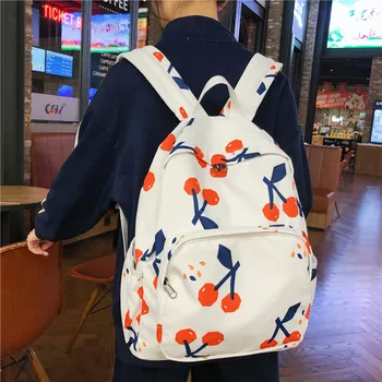 

Backpack Women 2020 Brand New Fashion College Style Female Students School Bags Cartoon Print Backpacks for Teenage Girls
