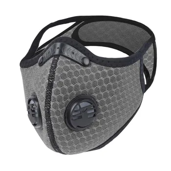 

Dust Mask Sports Mask Activated Carbon Filtration Exhaust Gas Anti Pollen Allergy PM2.5 Workout Running Motorcycle Cycling Mask