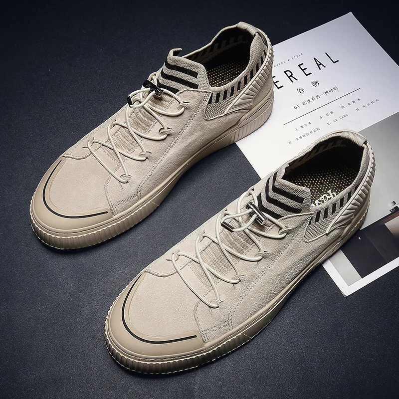 HOT SELL New Fashion Men Shoes Flats  Casual Shoes Man Breathable Male Sneakers 1903