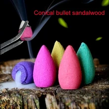 SOLEDI конусов форма нежный сандаловое дерево ладан Настольный зеленый чай Лаванда Аромат обратного потока ладан расслабляющий Йога помощь для сна