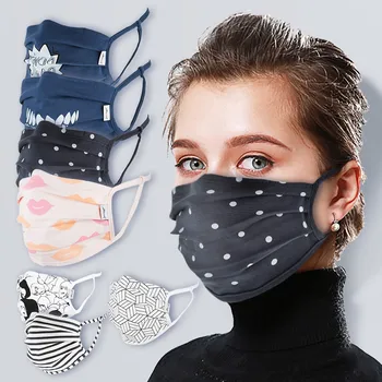 

Face Mask fashion Outdoor Men Women Washable Reusable Printed Comfortable Breathable Mask Anti Pollution Pm2.5 Mascarillas
