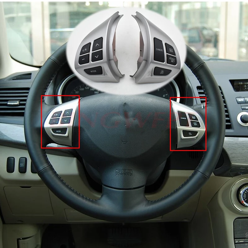 Для Mitsubishi ASX 2007-2012 Outlander круиз-контроль кнопка включения Многофункциональная кнопка рулевого колеса круиз-контроль переключатель