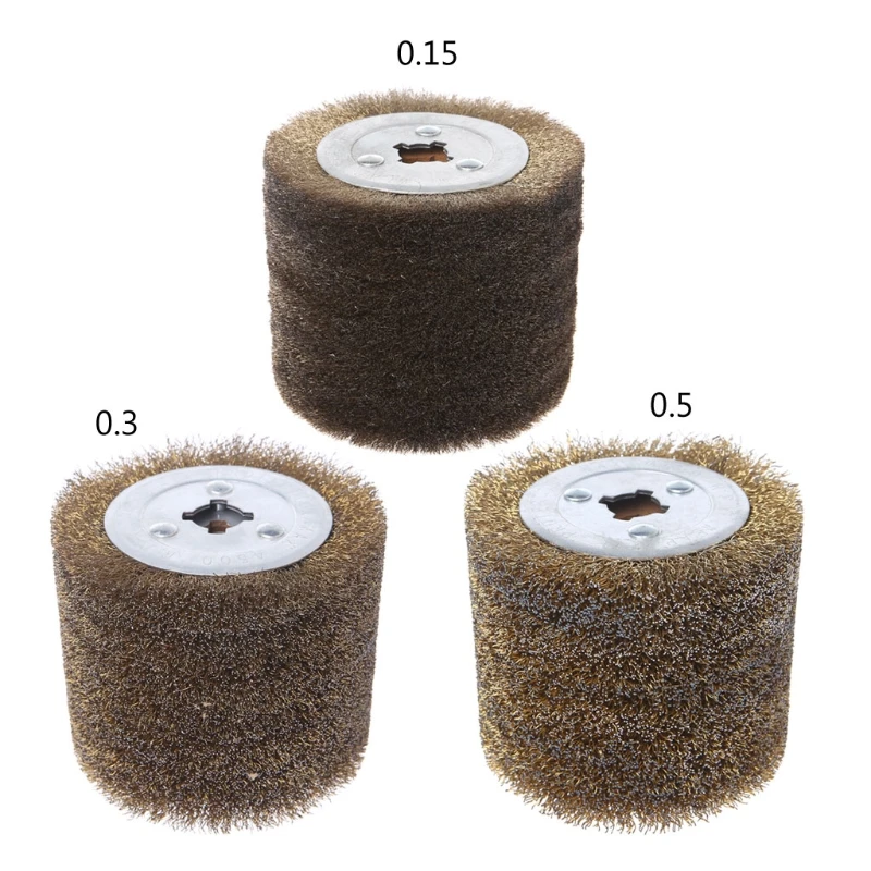2021 New Deburring Abrasive Stainless Steel Wire Round Brush Polishing Grind Buffer Wheel | Инструменты