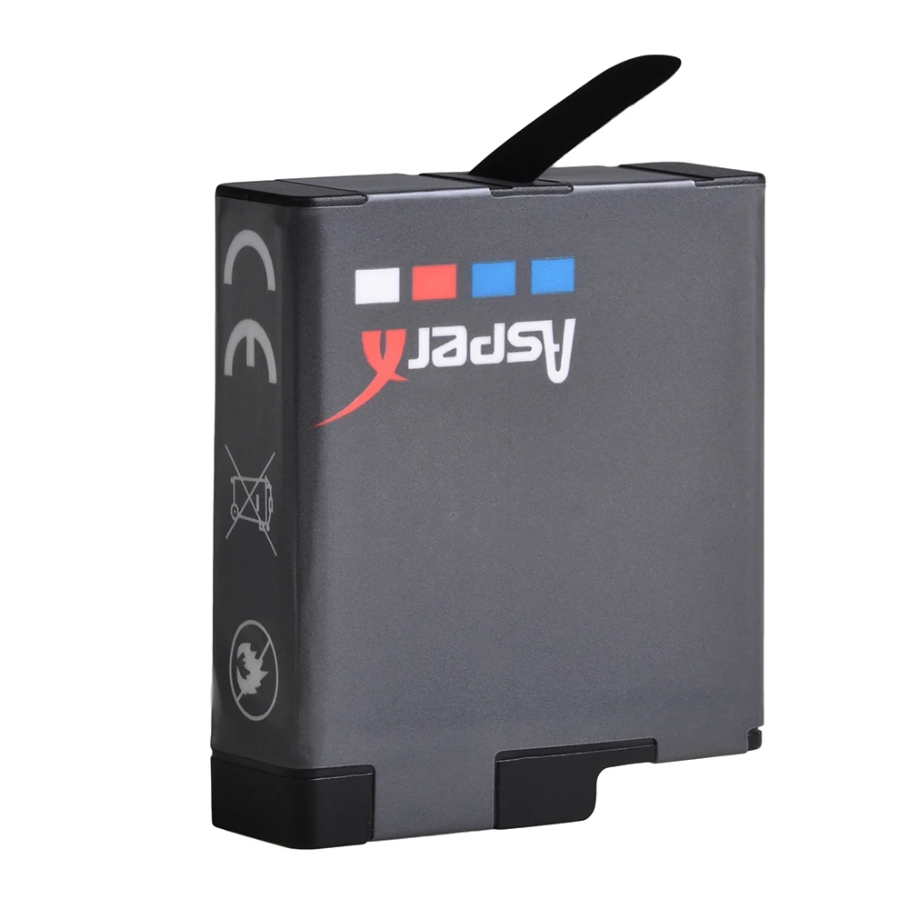 Аккумулятор AsperX AHDBT-501 AHDBT501 для GoPro hero 5 hero 6 hero 7+ тройное зарядное устройство для камеры Go Pro hero 7 6 hero 5 Black
