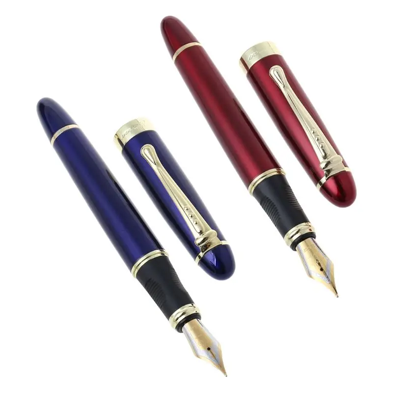 Jinhao X450 Luxury Men's Fountain Pen Business Student 0.5mm Extra Fine Nib Transparent Calligraphy Office Supply Writing Tools