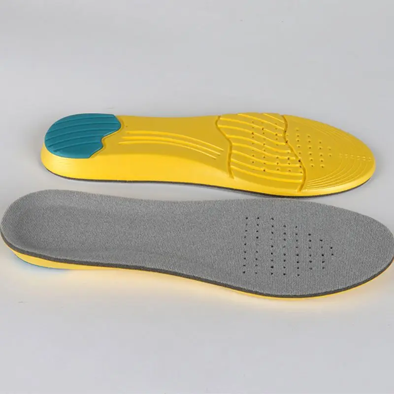 1 пара эластичных стелек EVA для обуви для мужчин и женщин, дышащий спортивный вкладыш с эффектом памяти для облегчения боли, поддержка свода стопы, амортизация