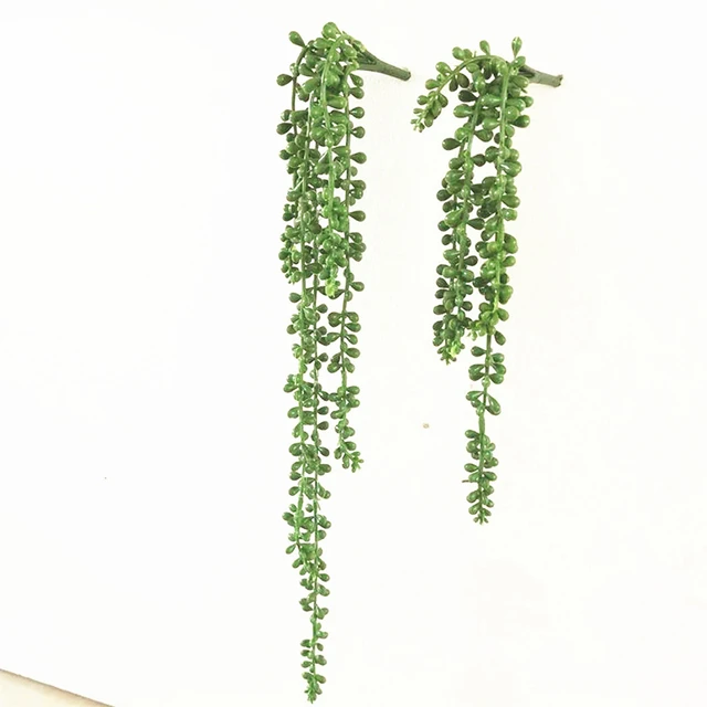 Artificial Lover Tears Succulent Plant Fake Hanging String of Pearls Plants  for Home Wedding Shop Garden Decor - AliExpress