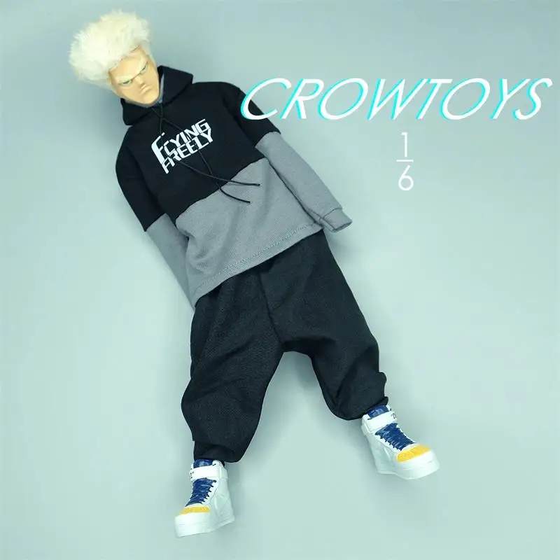 

Best Sell 1/6th CROWDHTOYS Fashion Sport Casual Coat Hoodie Model No Body Fit For Mostly 12inch Body Doll Collectable