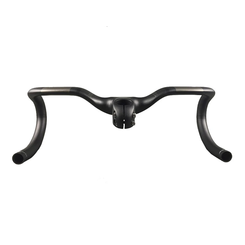 Carbon Fiber Handlebar MTB Road Bike Drop Bent Handlebar Durable Glossy Racing Bar Bicycles Spare Accessories 400 420 440mm