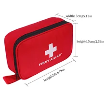 Nice Travel First Aid kit Camping Medicines Pouch Survival Bag Medical Home Portable Medical Bag Empty Bag Gift Emergency Kit