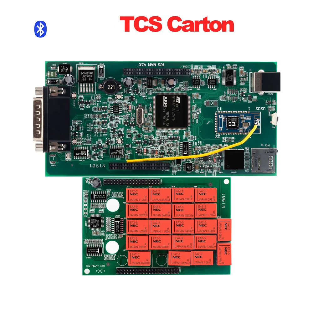 Type 6 Двойной зеленый pcb Bluetooth, протокол CDP TCS PRO с. r1 keygen программное обеспечение автомобиля грузовик диагностический инструмент multidiag pro Лидер продаж - Цвет: Type 6
