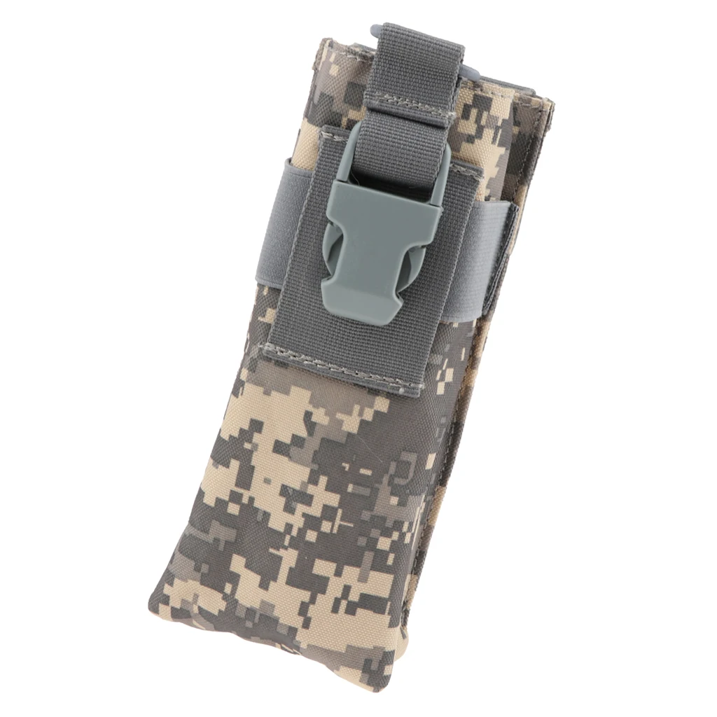 Outdoor Large Size Walkie Talkie Pocket Outdoor Mineral Water Bottle Bag Walkie Talkie Holder Holster Case Camouflage Pocket