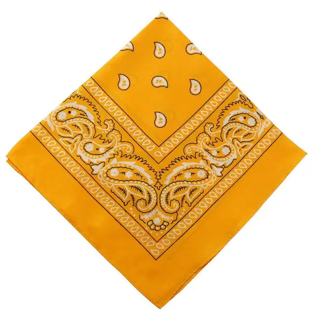 Bohemian Print Bandana Hair Bands for Girls Women Kids Unisex Square Scarf Turban Headband Hair Accessories L