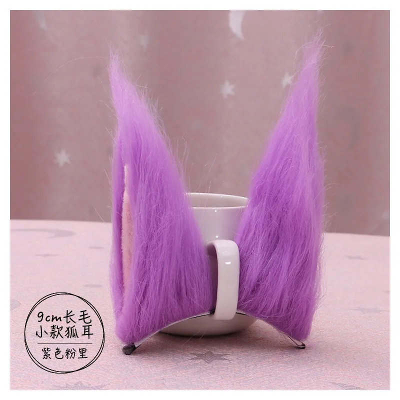 Fox Cat Ear Faux Fur Hair Hoop Clip Cosplay Costume Animals Ear Headbands Women Handmade Hairband Christmas Hair Accessories New plus size costumes Cosplay Costumes