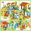 226/113 PCS Big Size Blocks Compatible Duploed Construction Building Block DIY Amusement Park Assembly Bricks Toys For Children ► Photo 2/6