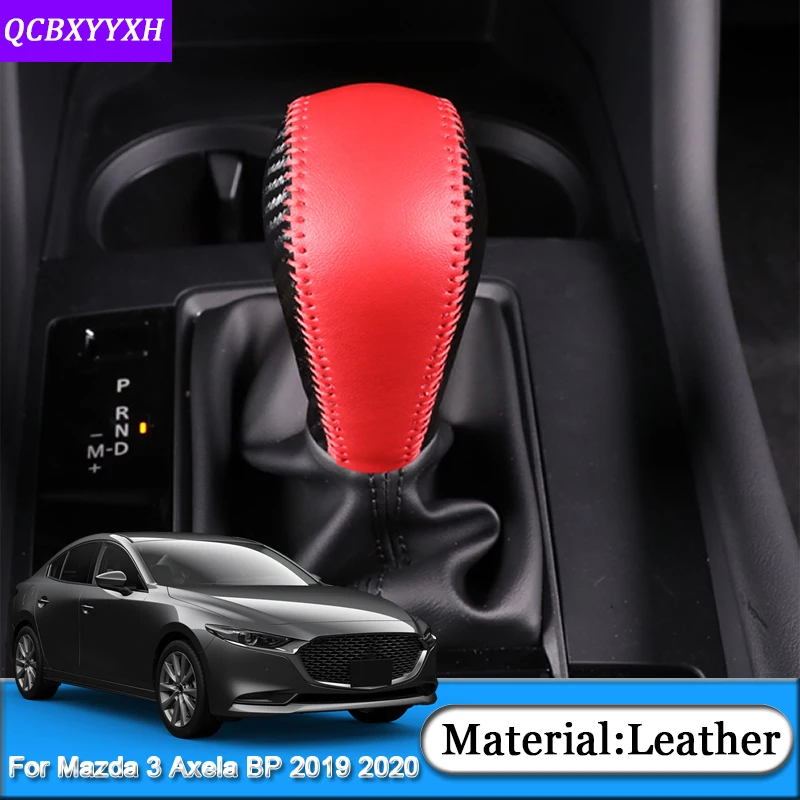Для Mazda 3 BP Axela автомобильный Стайлинг 1 шт. автомобильный кожаный чехол с автоматической коробкой передач декоративные чехлы автомобильные аксессуары