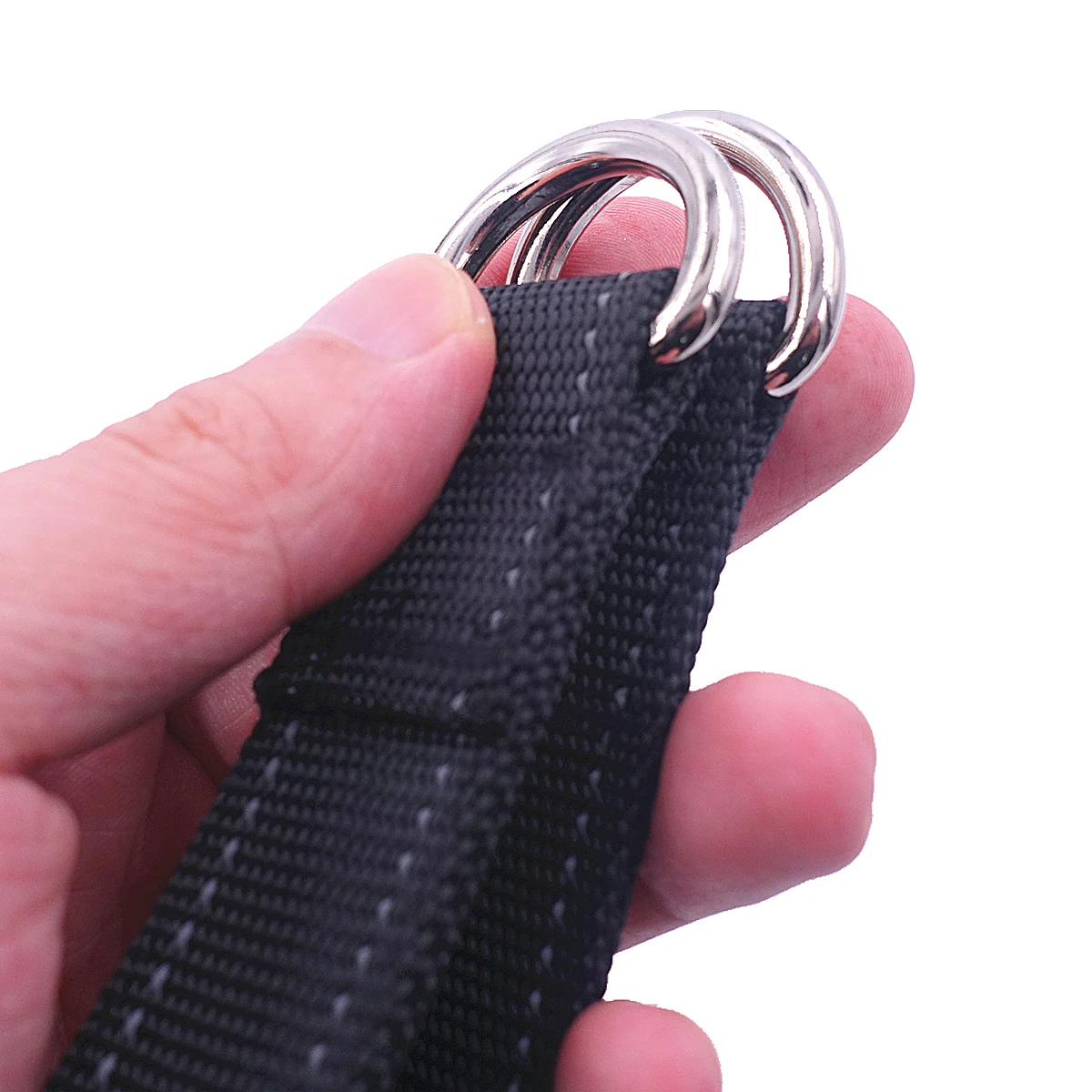 2 PCS 26cm/10inches 440 Lbs Heavy Duty Hanging Strap with Carabiner Hook for Hammock Plank DIY Cable Maching Pulley Punching Bag 4